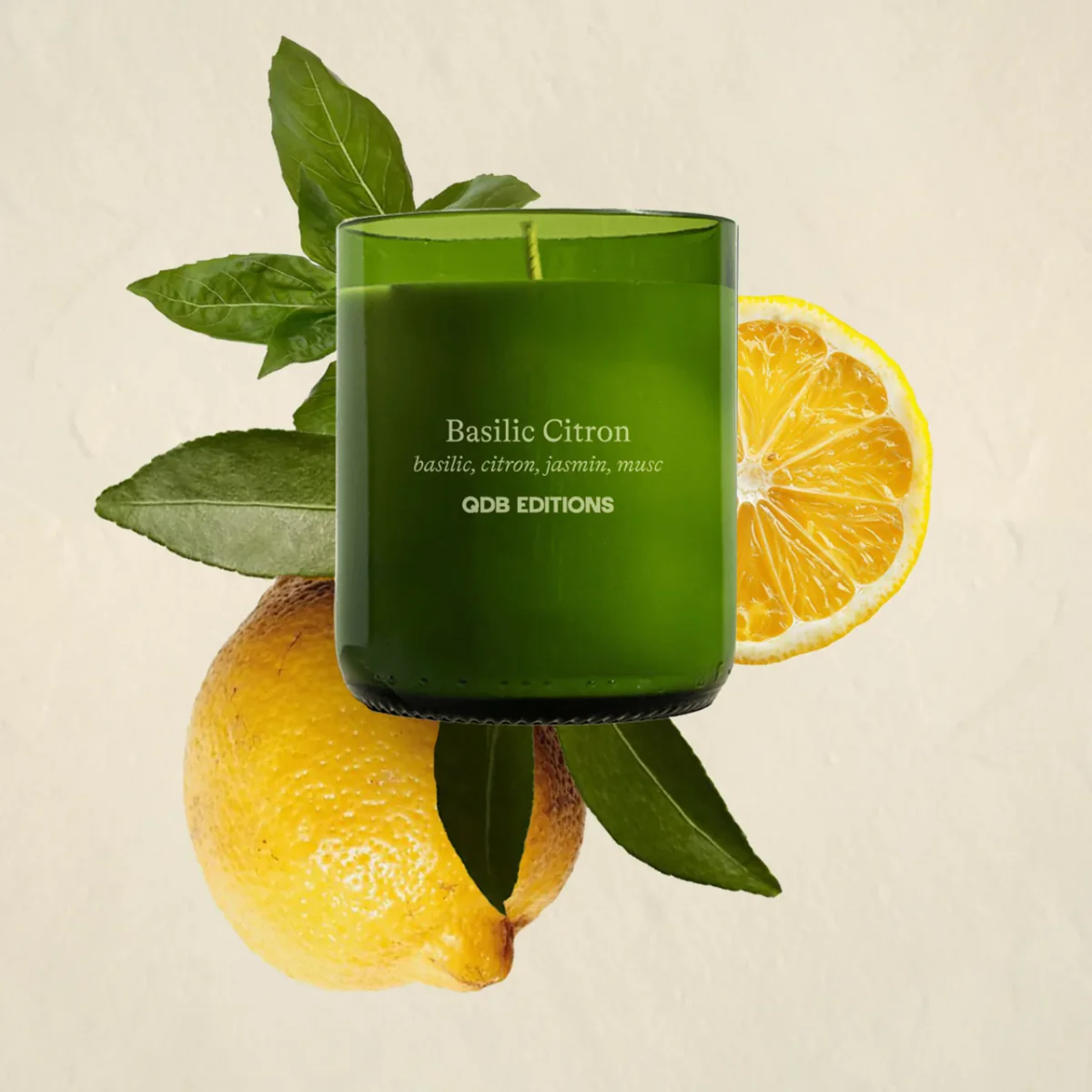 Bougie parfumée - Basilic Citron - Image 2