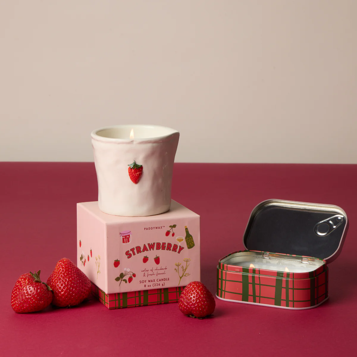 Bougie parfumée Bistro - Strawberry - Image 4