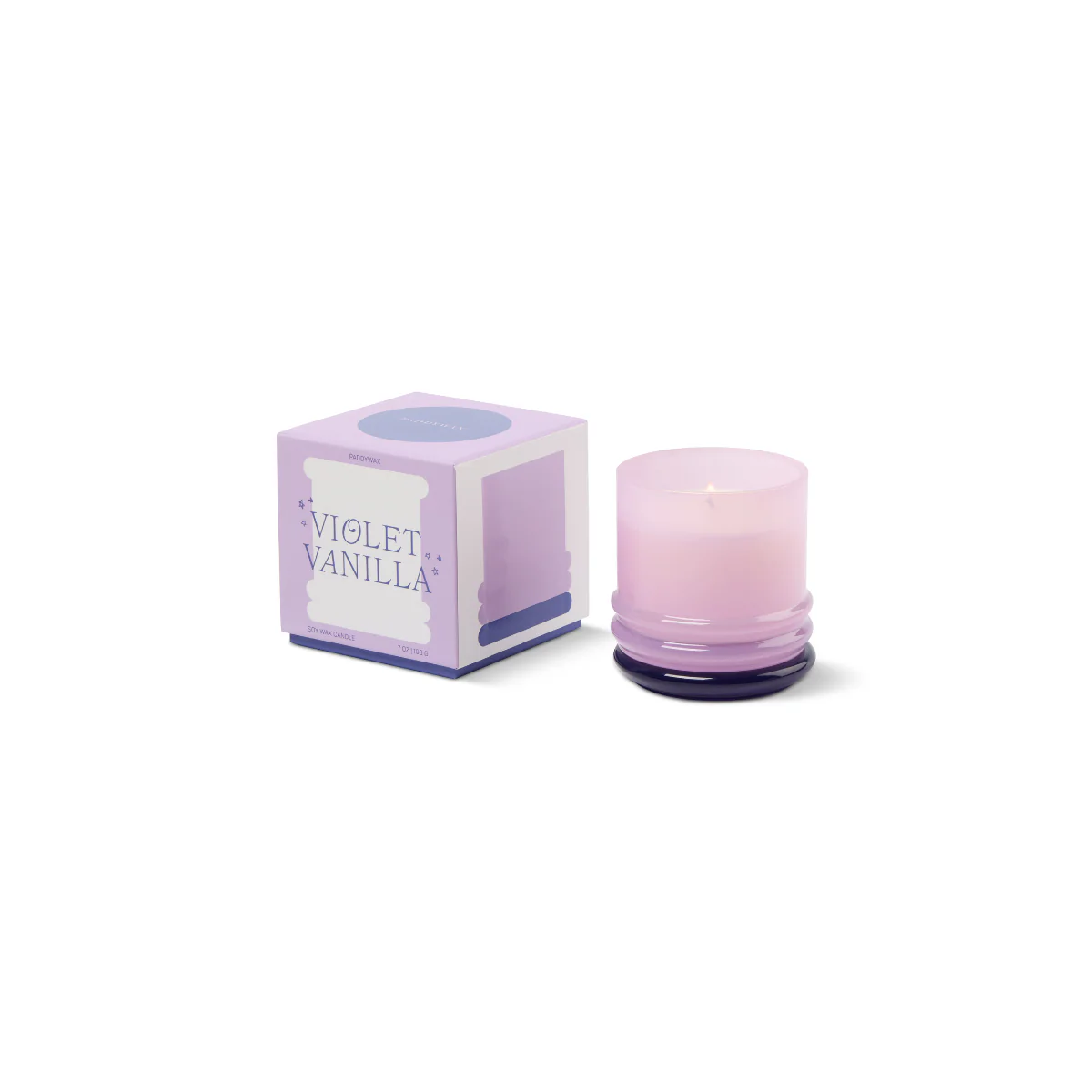 Bougie Stacked Lavender and Dark Purple - Violet Vanilla - Image 10