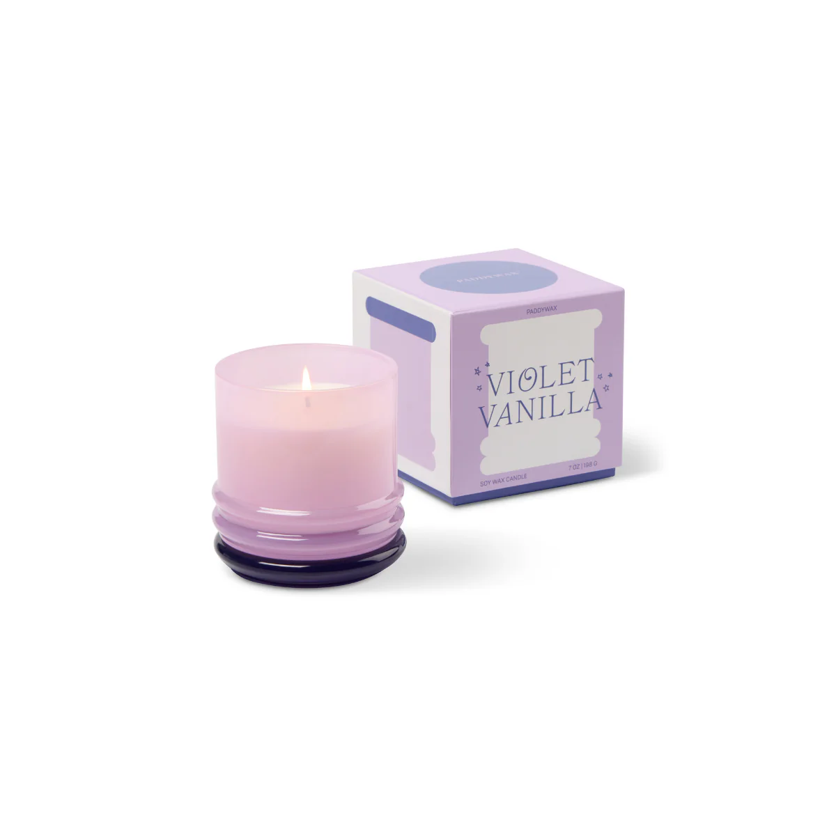 Bougie Stacked Lavender and Dark Purple - Violet Vanilla - Image 6