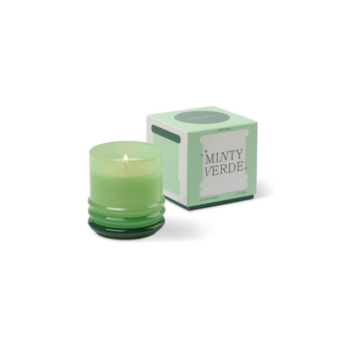 Bougie Stacked Bright Green and Dark Green - Minty Verde - Image 6