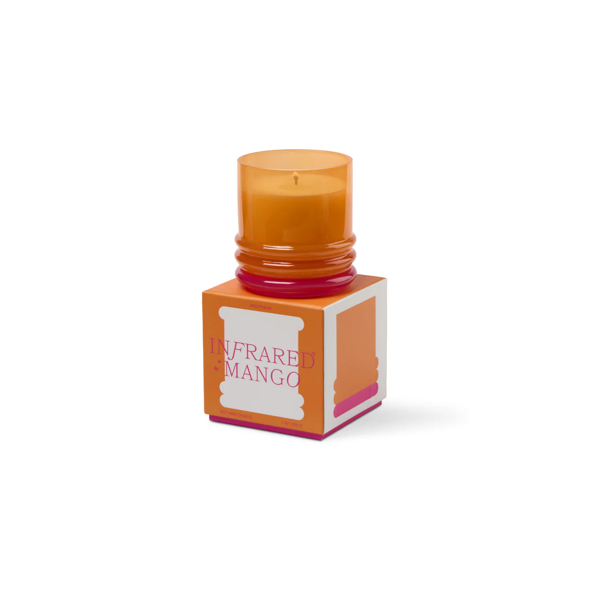 Bougie Stacked Orange and Hot Pink - Infrared Mango - Image 10