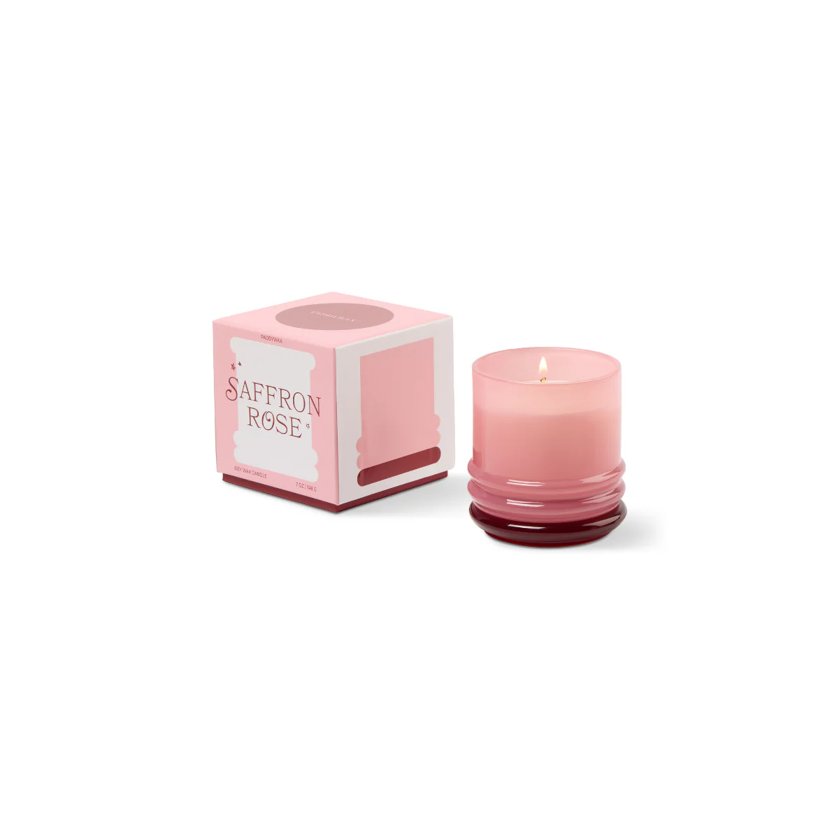 Bougie Stacked Pink and Red - Saffron Rose
