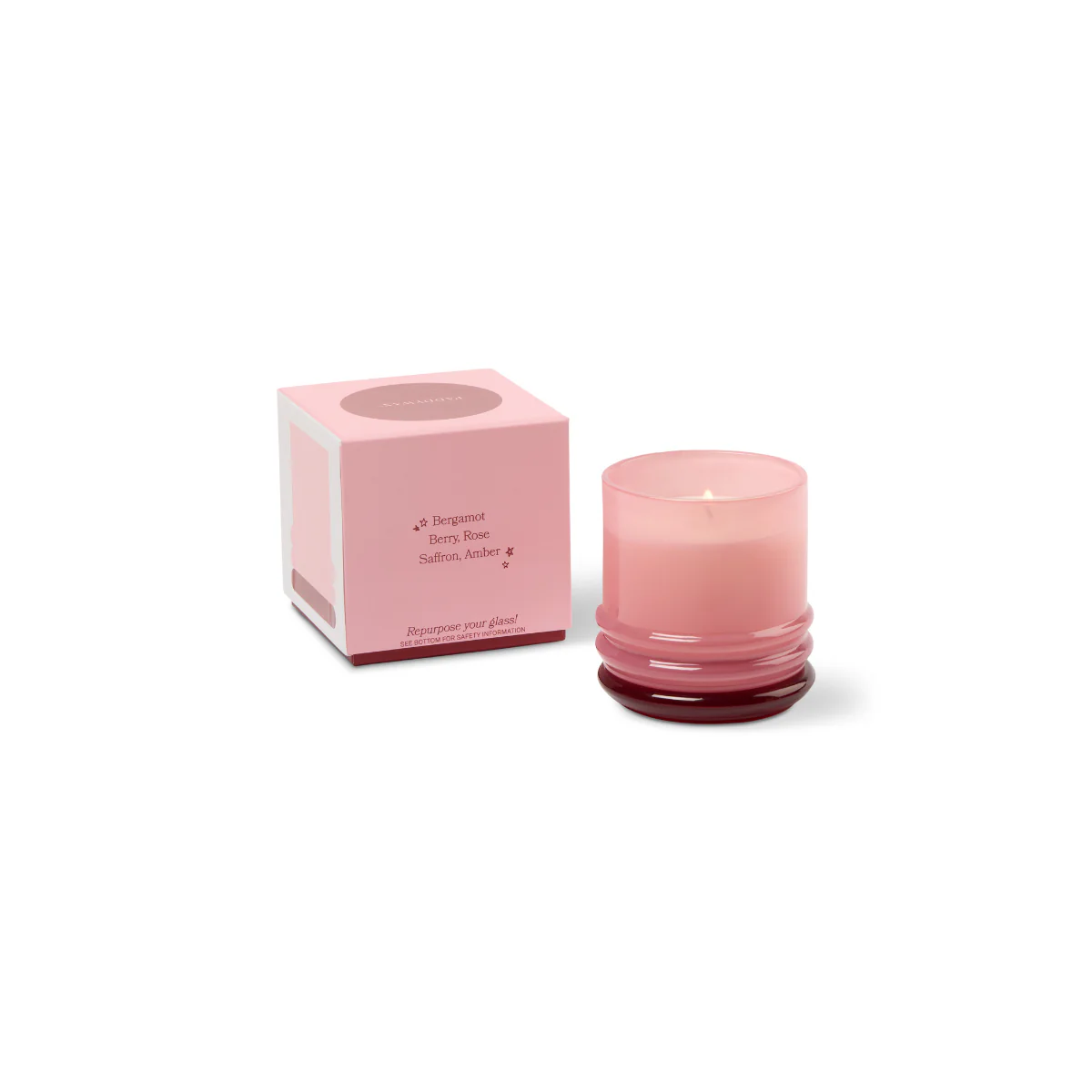 Bougie Stacked Pink and Red - Saffron Rose - Image 11