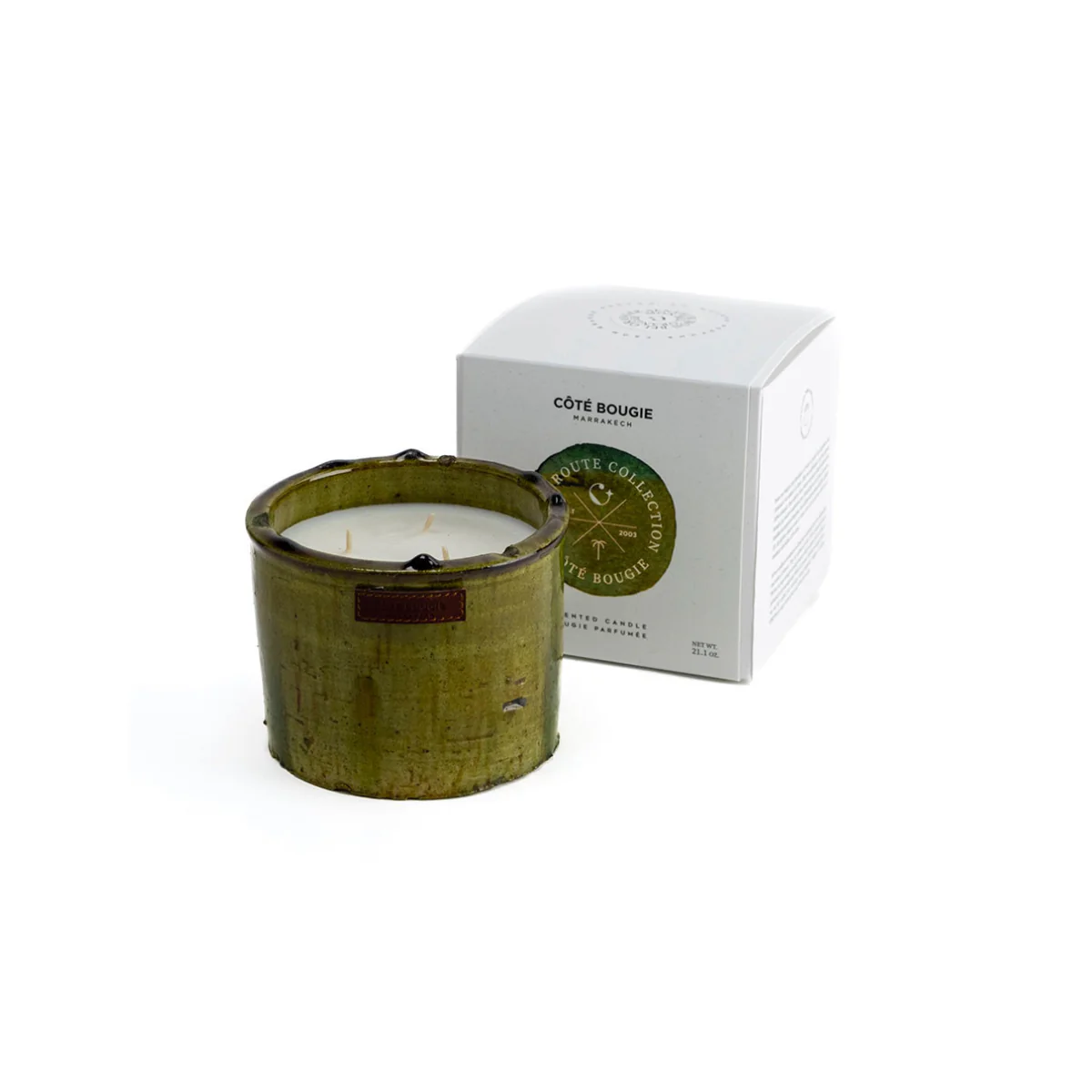 Bougie Tamegroute Fleur d'Oranger - Jaune - Image 6