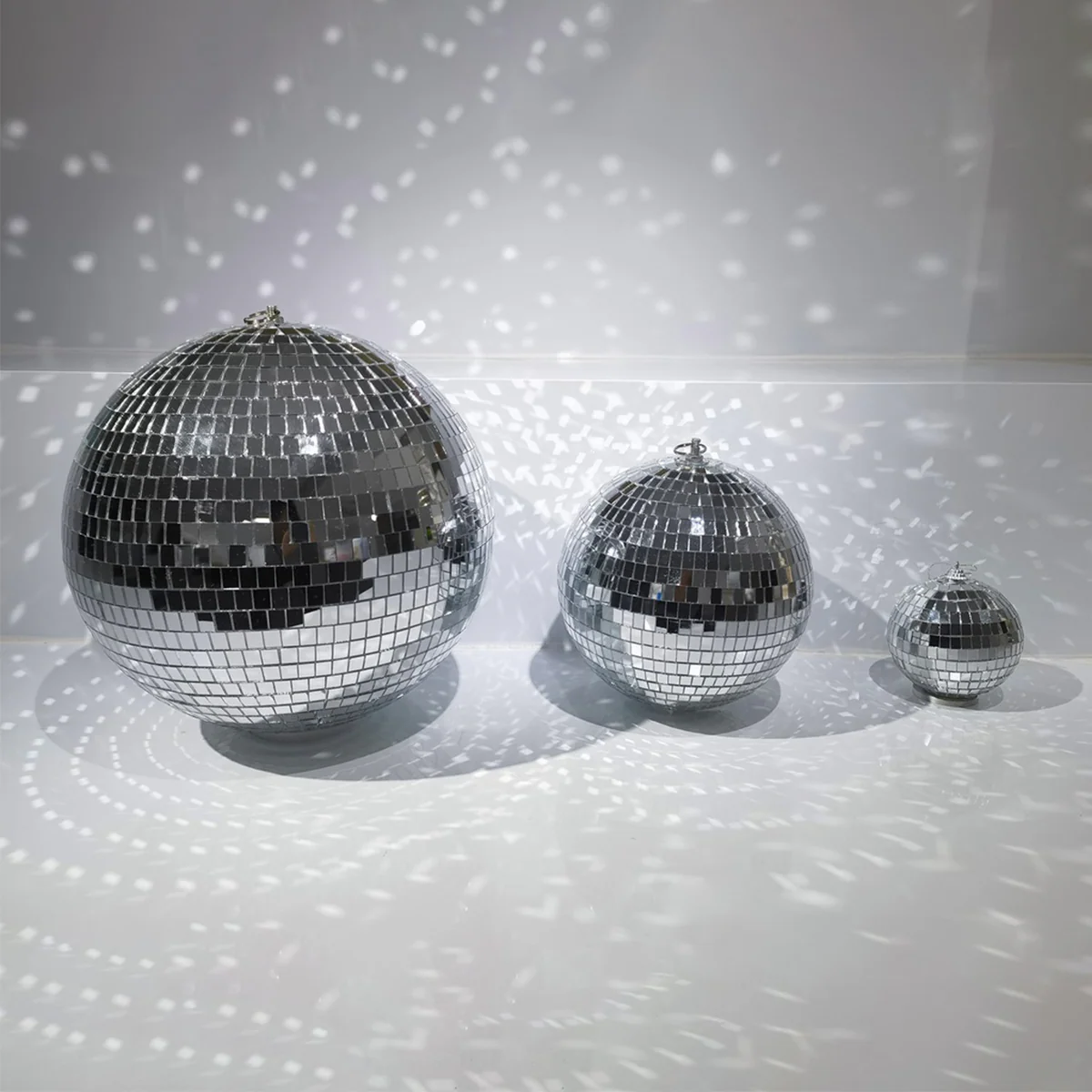 Boule Disco Ø 10 cm - Argent - Image 3
