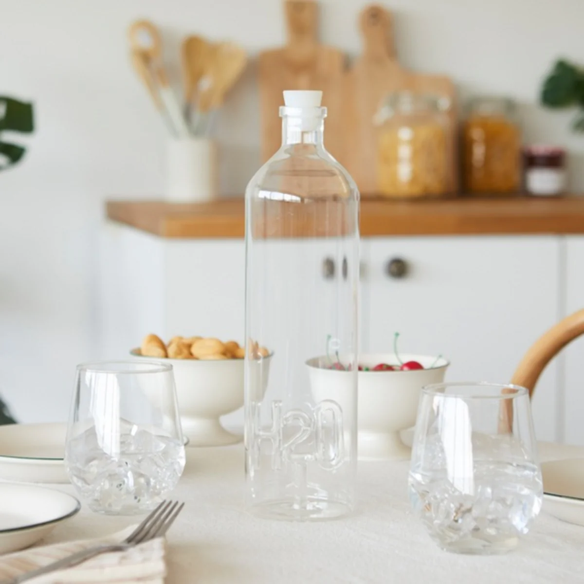 Bouteille Atlantis H20 en verre borosilicate - 1,2 L - Image 2