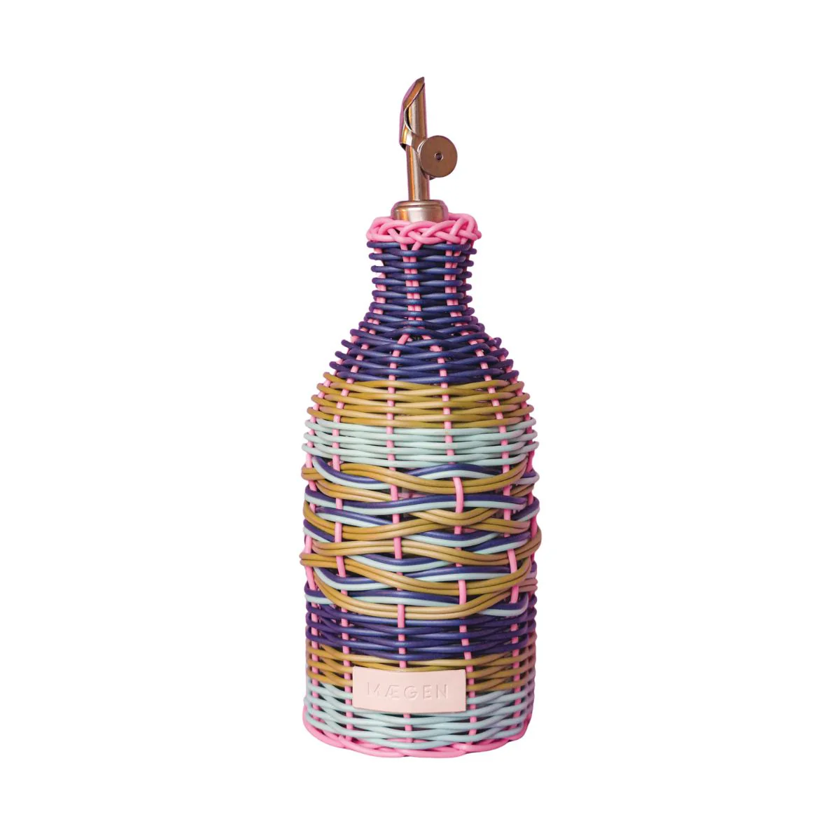 Bouteille à huile tressée