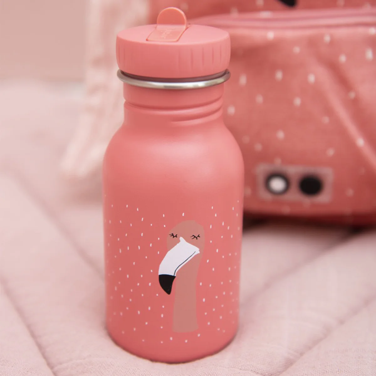 Bouteille Mrs Flamingo en acier inoxydable 350 ml - Image 3