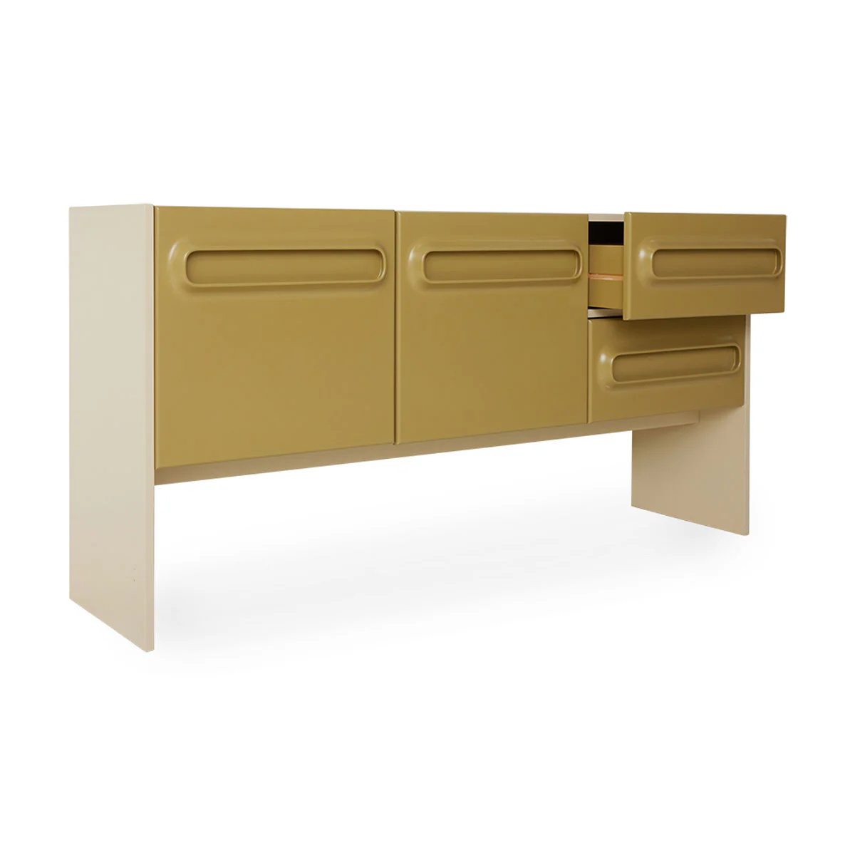Buffet Space Dresser - 160 x 42 x 80 cm - Sage & Cream - Image 5