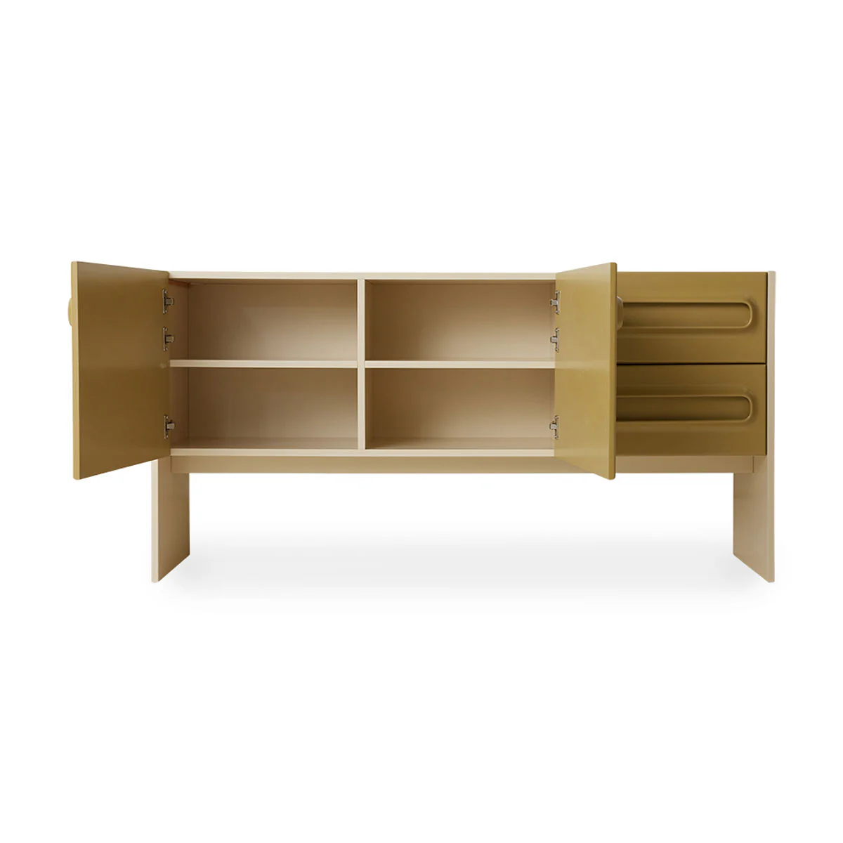 Buffet Space Dresser - 160 x 42 x 80 cm - Sage & Cream - Image 6