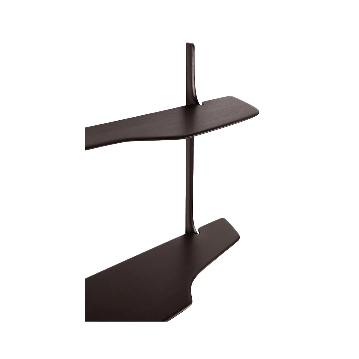 Bureau Mural PI en Acajou Vernis - 140 x 48 x 126 cm - Image 4