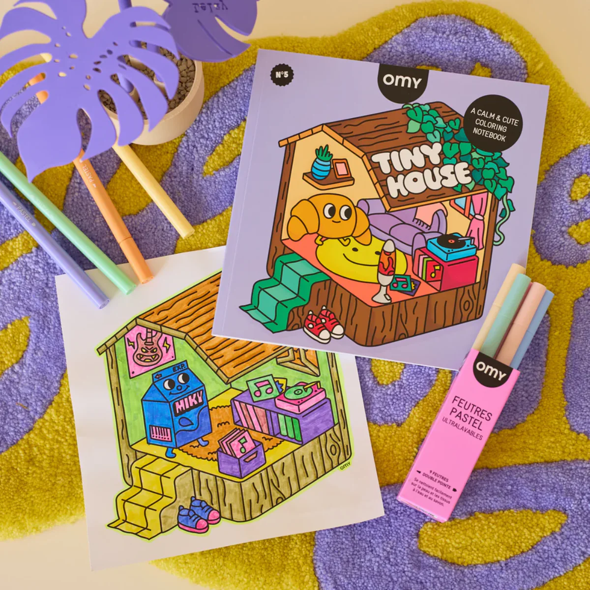 Cahier de coloriage - Cozy Art Tiny House - Image 2