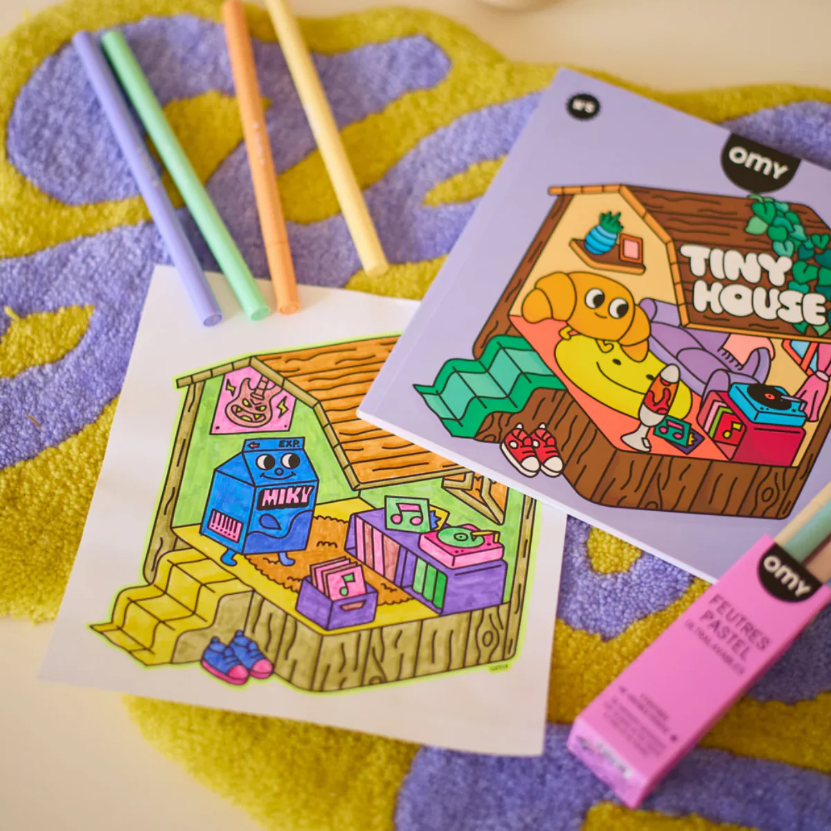 Cahier de coloriage - Cozy Art Tiny House - Image 5