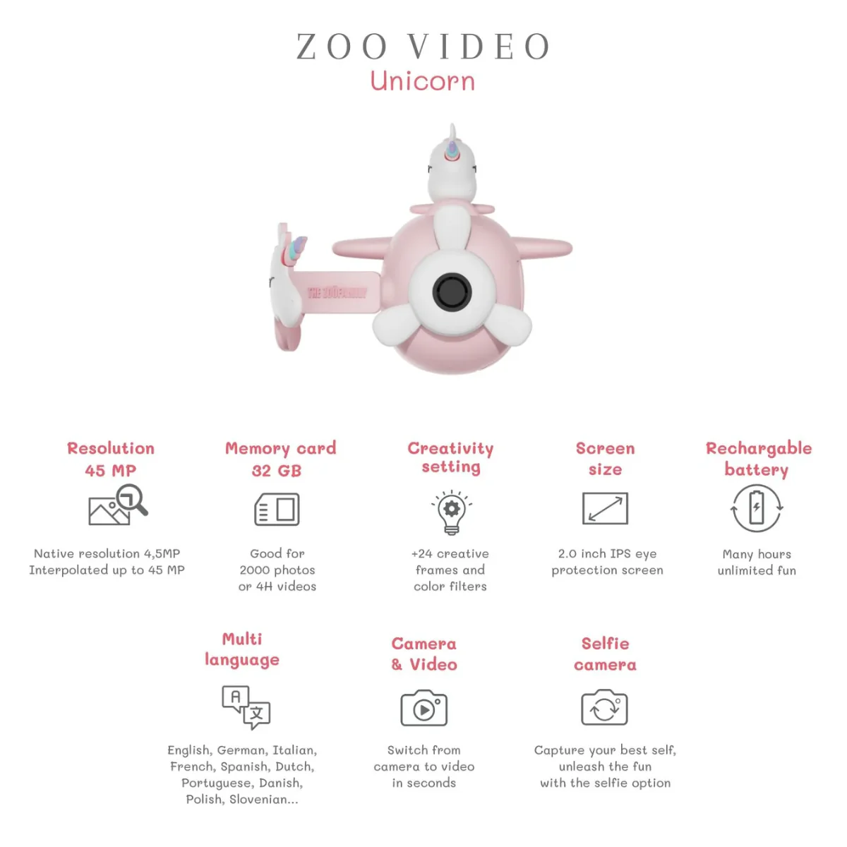 Camera Zoo Vidéo - Licorne - Image 9