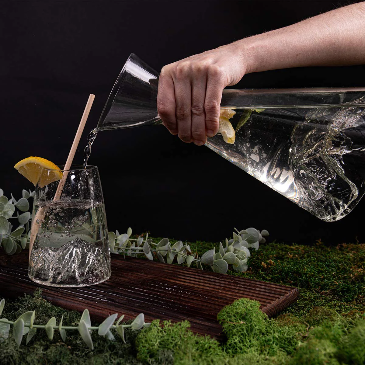 Carafe à Eau Topographique Mont Blanc - Image 3