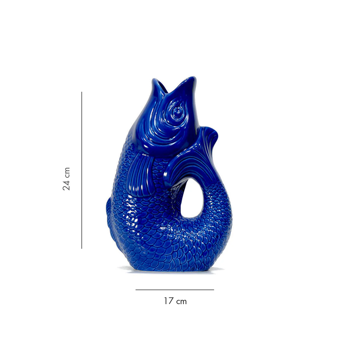 Carafe / Vase Monsieur Carafon Poisson - Azur - Image 6
