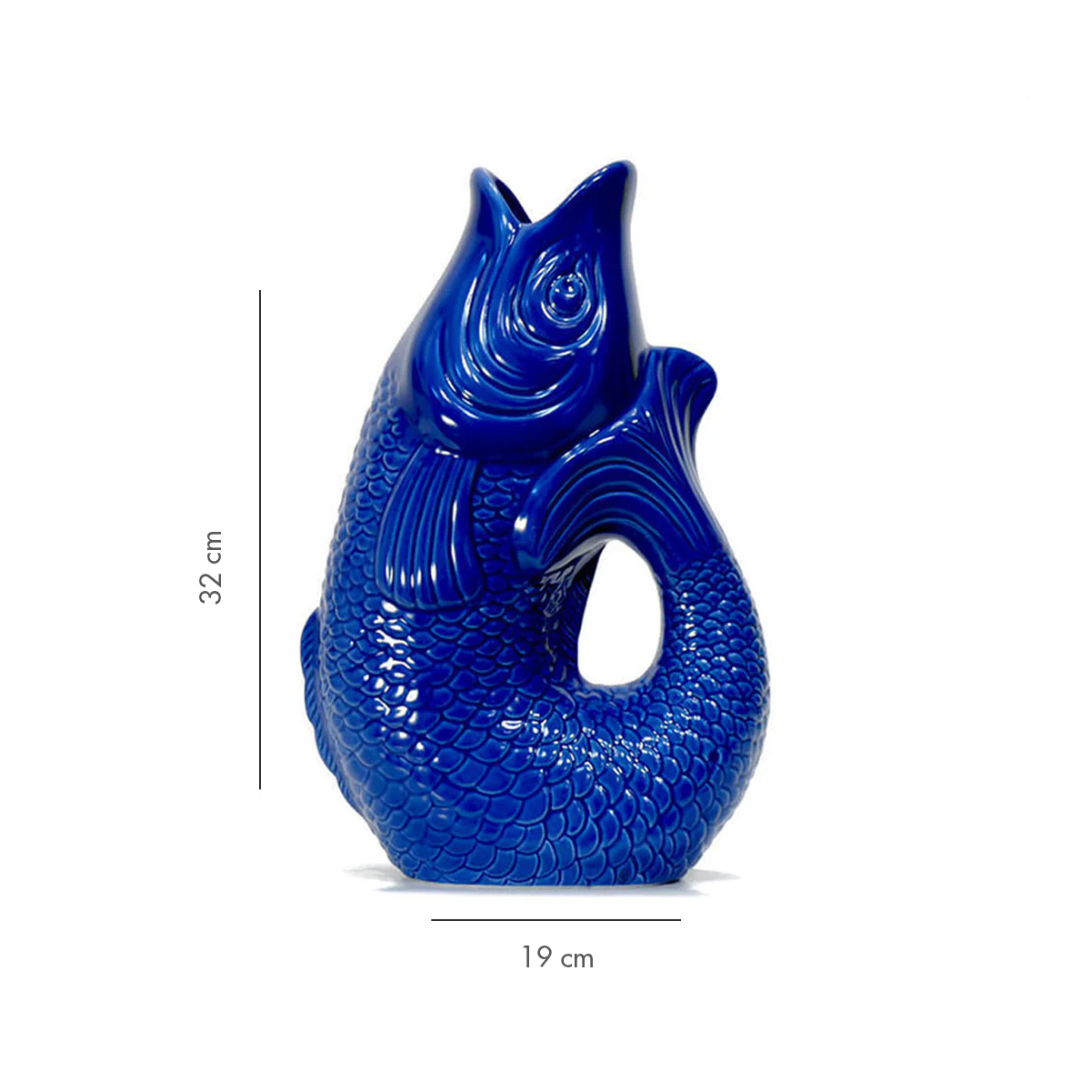 Carafe / Vase Monsieur Carafon Poisson - Azur - Image 7