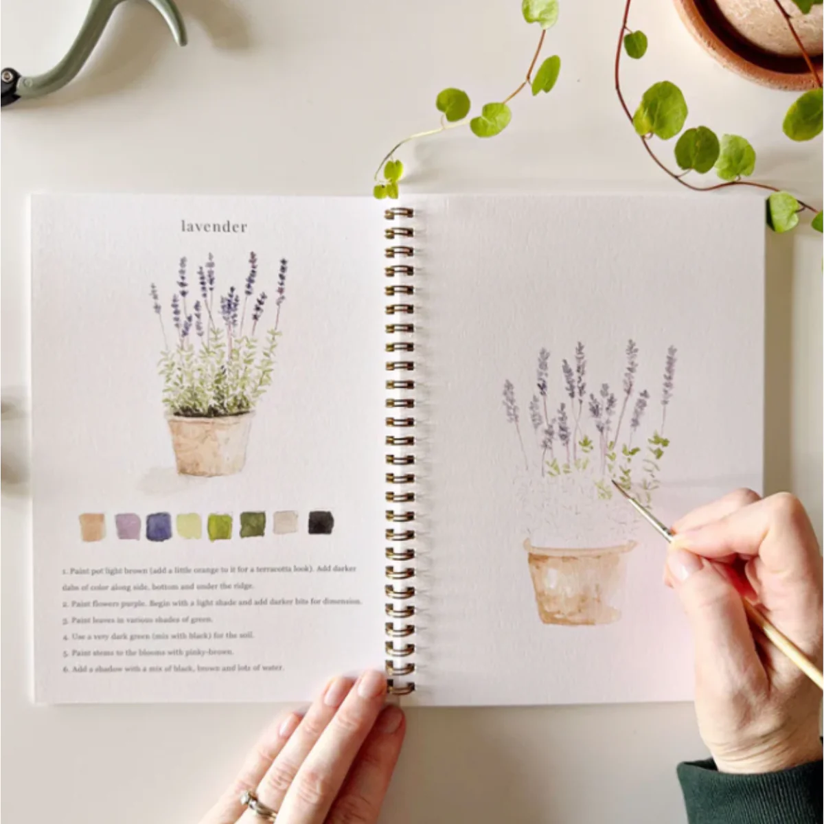 Carnet d'aquarelle - Garden - Image 10