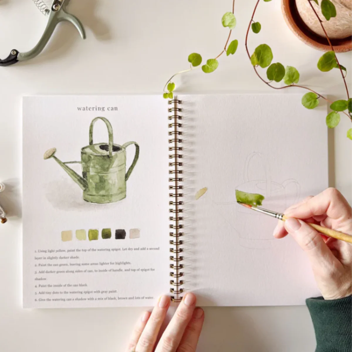 Carnet d'aquarelle - Garden - Image 3