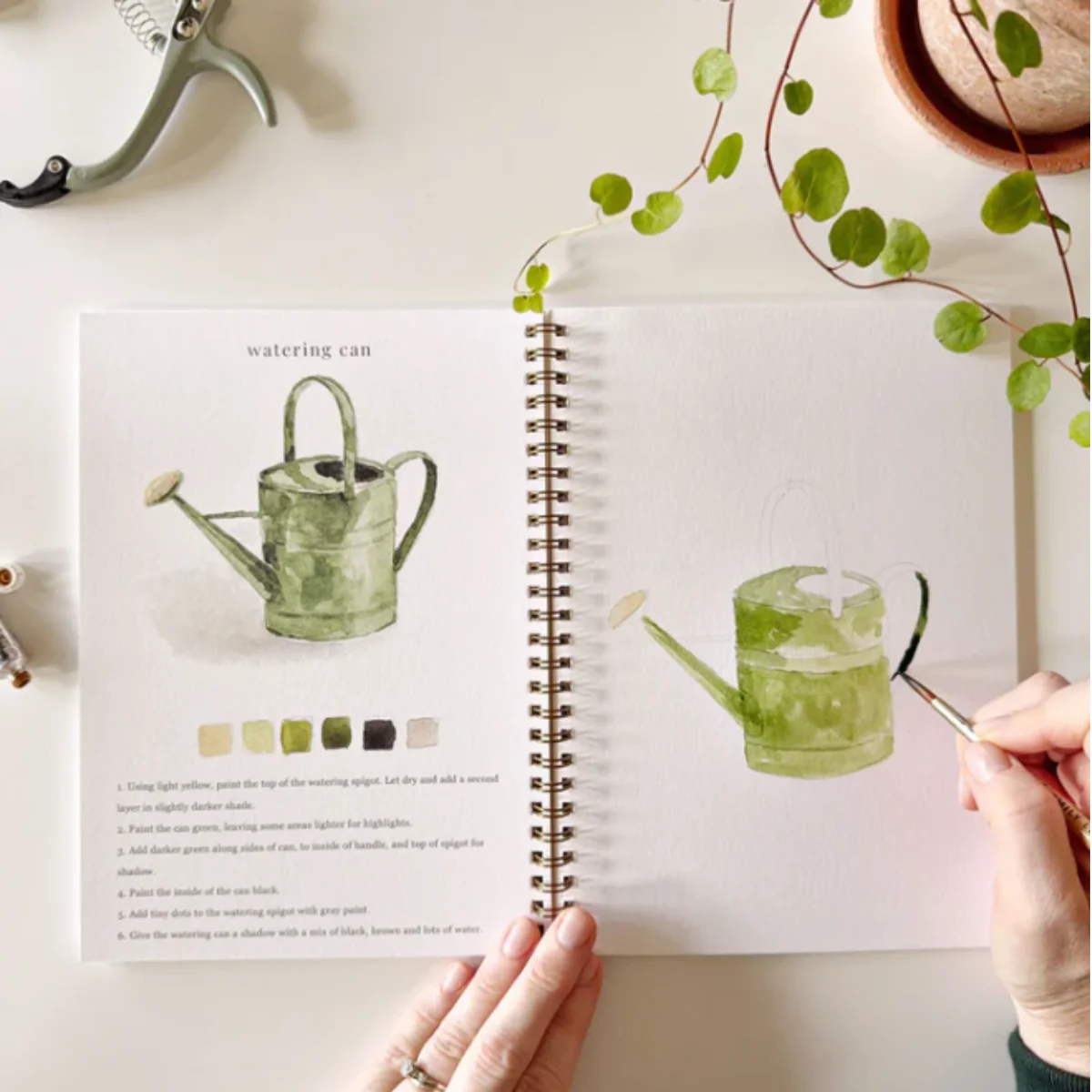 Carnet d'aquarelle - Garden - Image 4