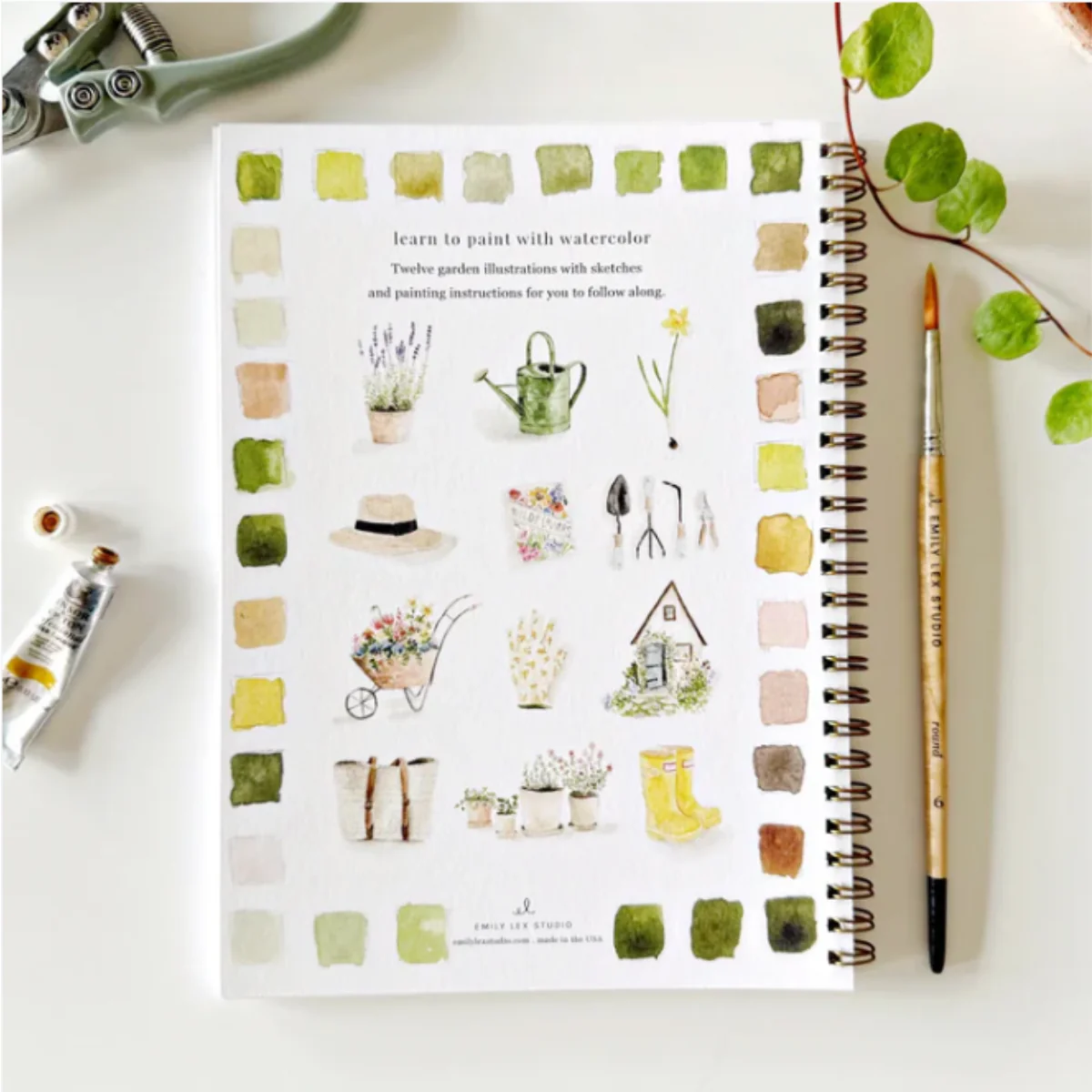 Carnet d'aquarelle - Garden - Image 6