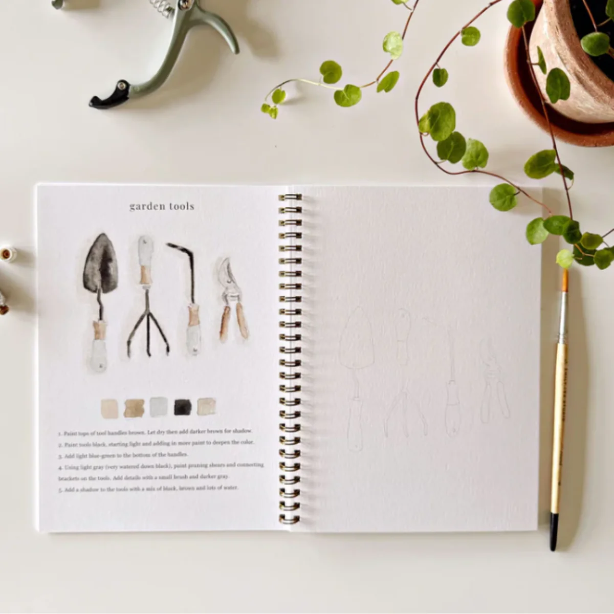 Carnet d'aquarelle - Garden - Image 9