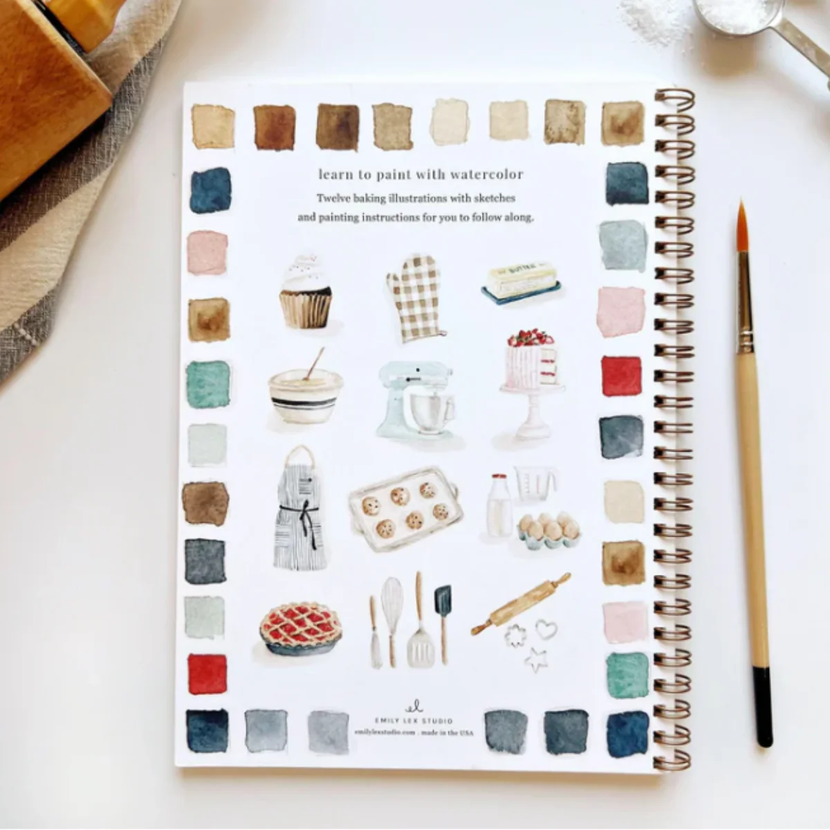 Carnet d'aquarelle - Baking - Image 6