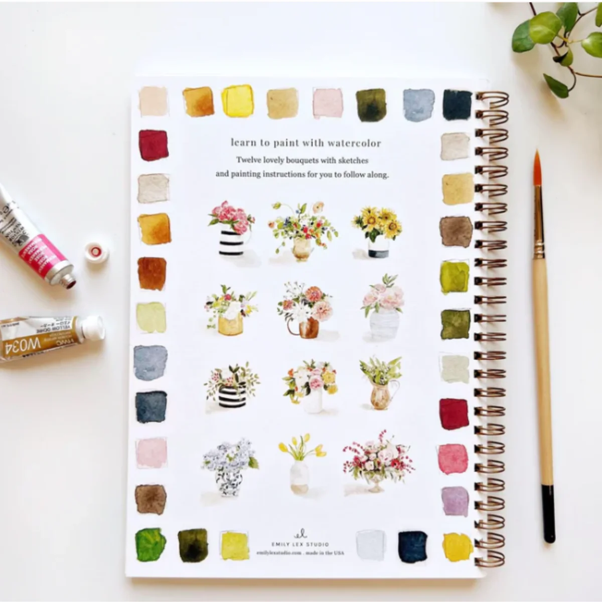 Carnet d'aquarelle - Bouquet - Image 2