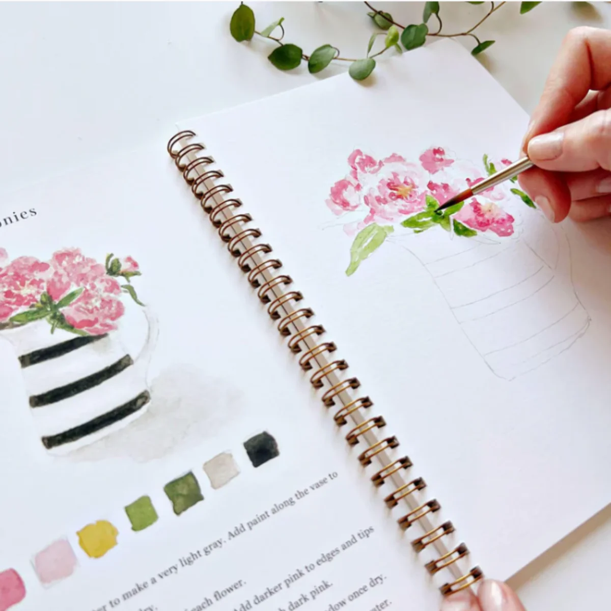 Carnet d'aquarelle - Bouquet - Image 5