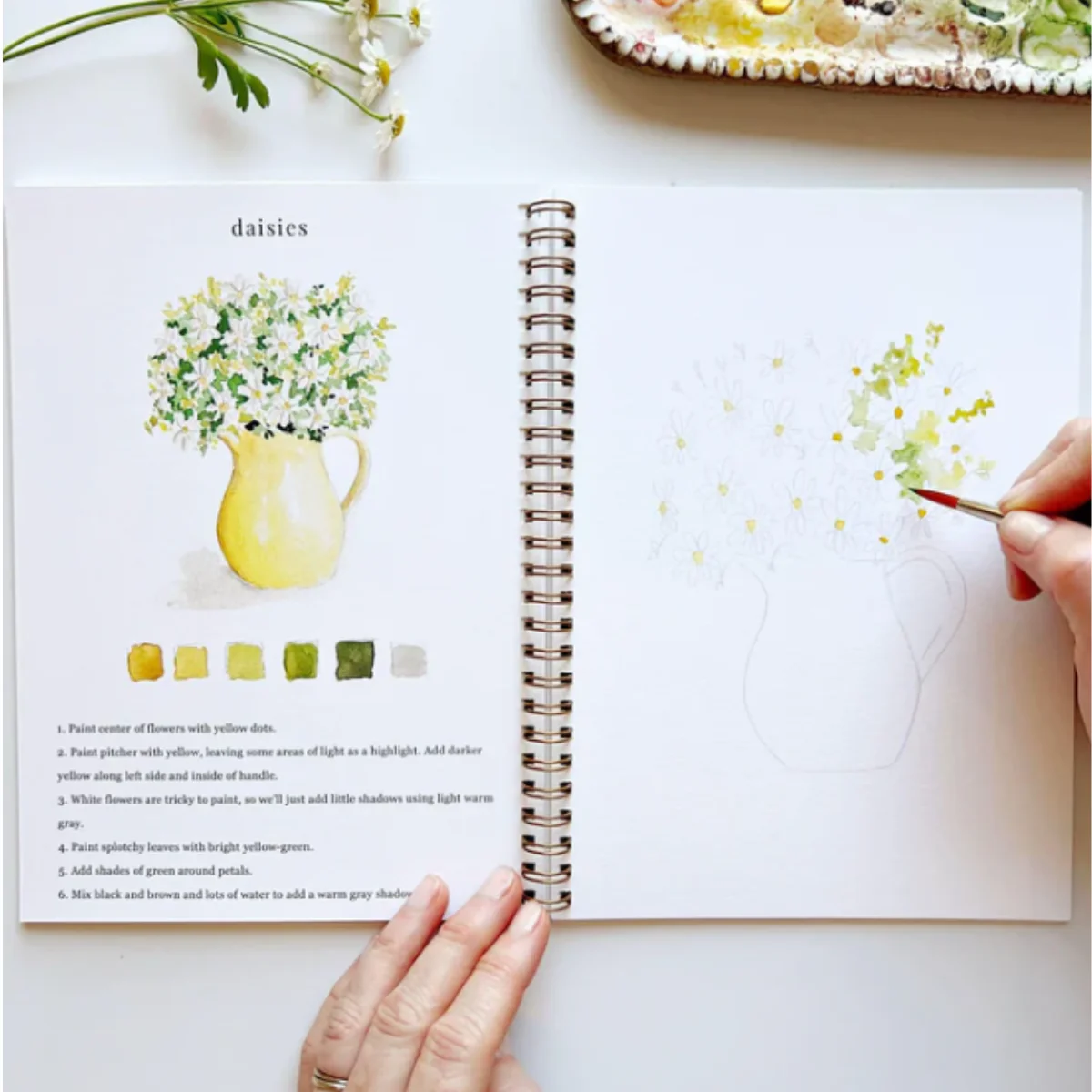 Carnet d'aquarelle - Flowers - Image 2