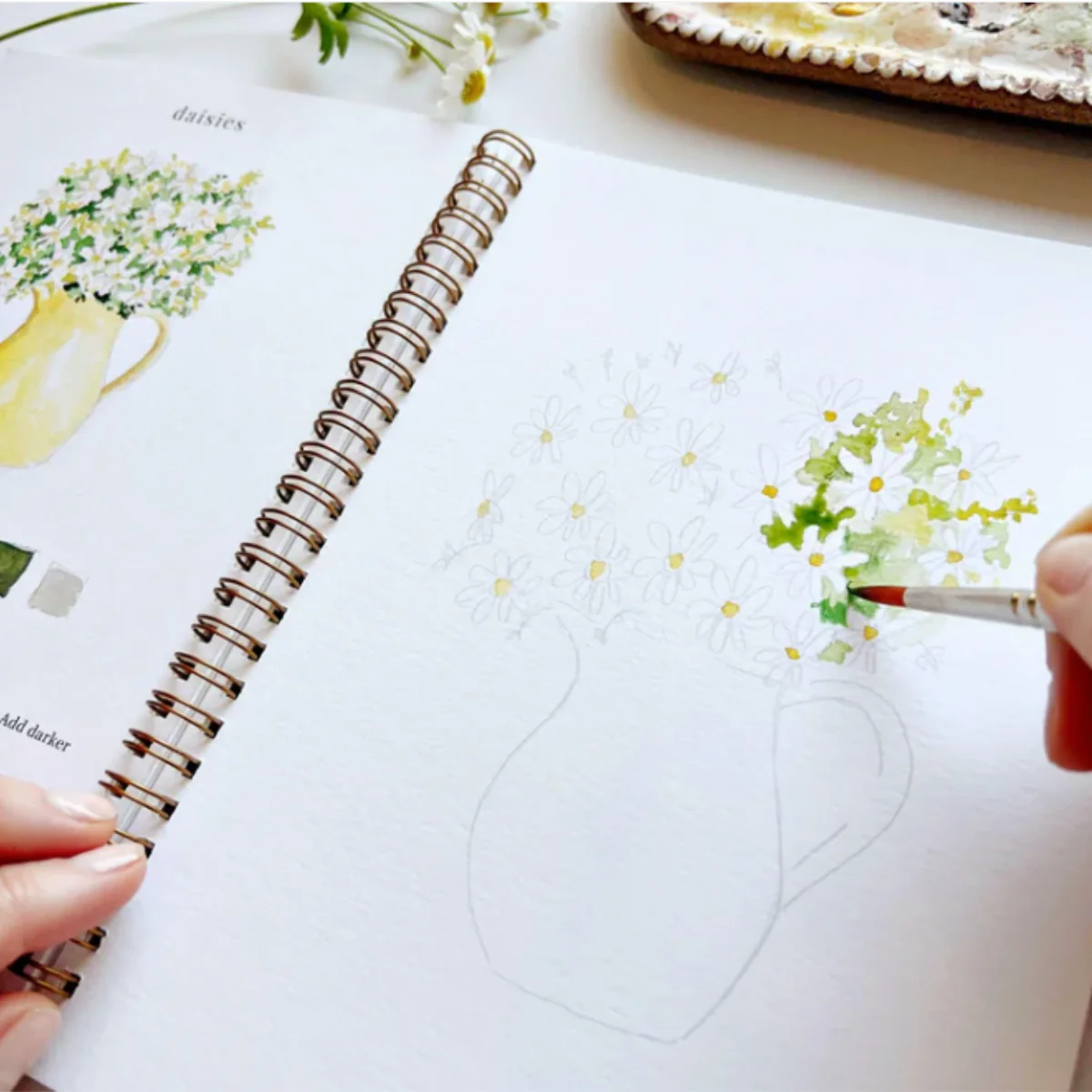 Carnet d'aquarelle - Flowers - Image 4
