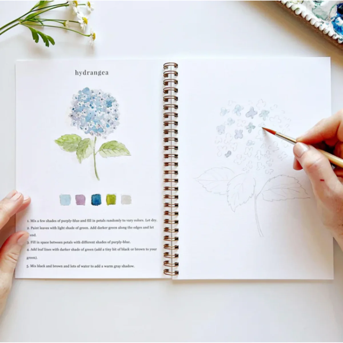 Carnet d'aquarelle - Flowers - Image 7