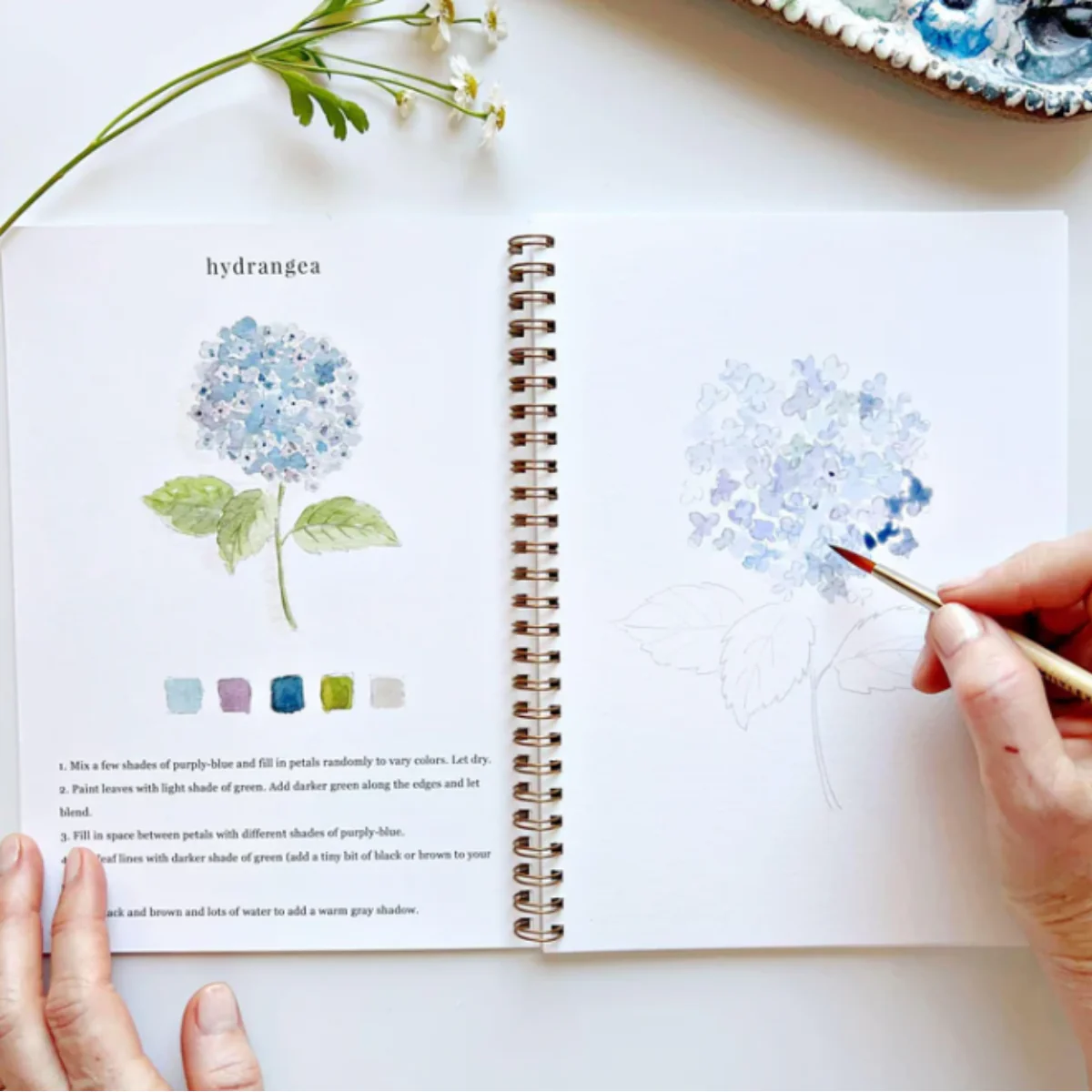 Carnet d'aquarelle - Flowers - Image 9