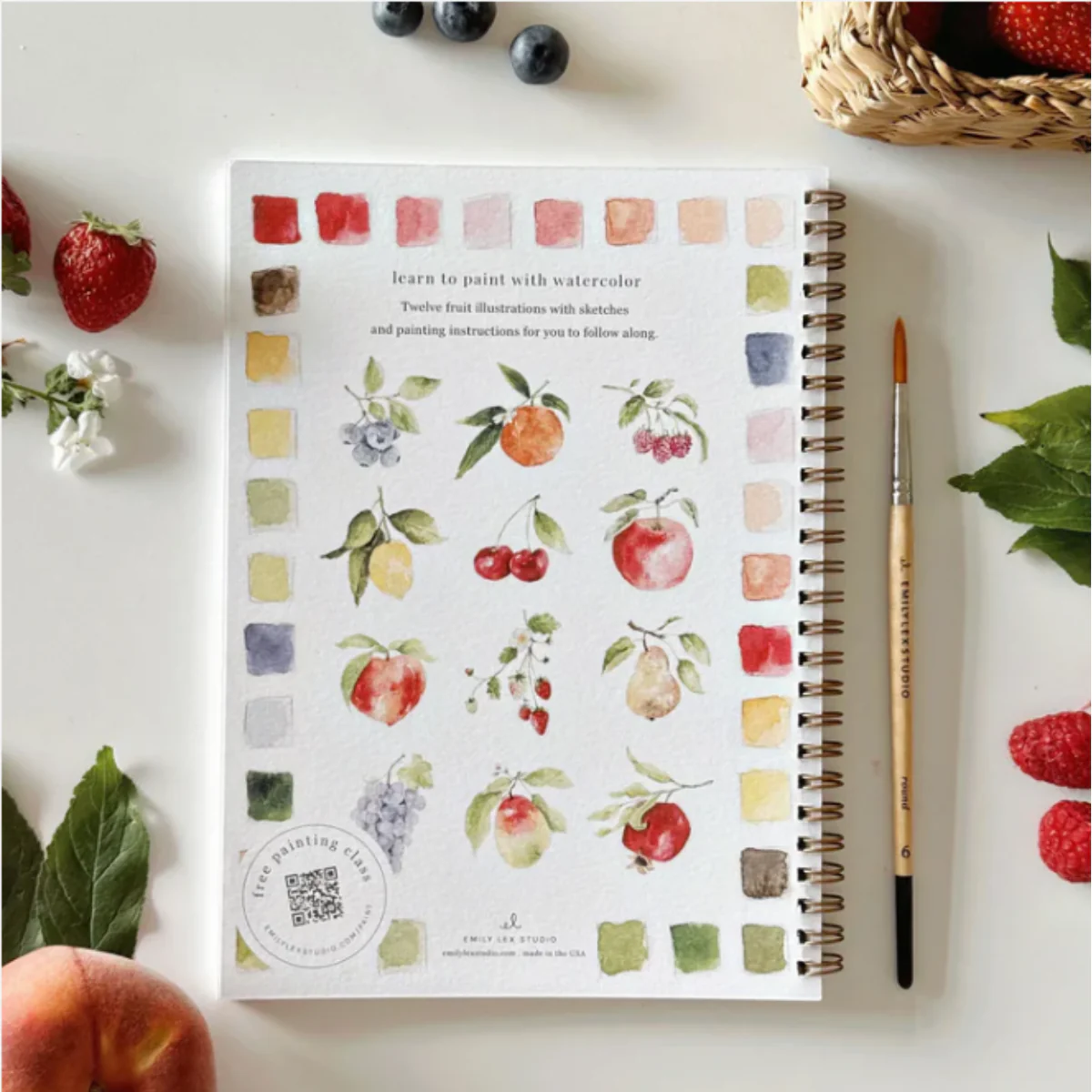 Carnet d'aquarelle - Fruit - Image 2