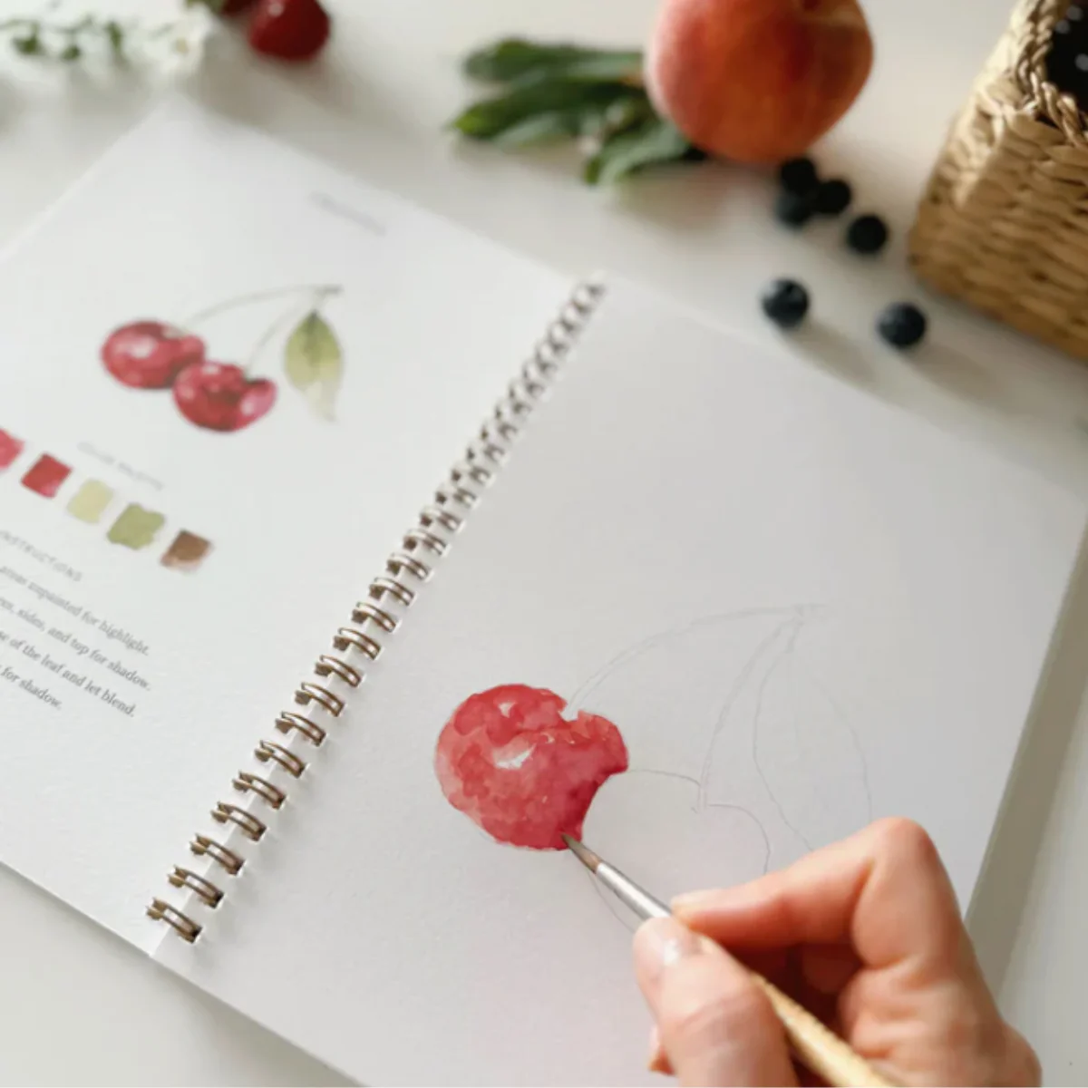 Carnet d'aquarelle - Fruit - Image 4