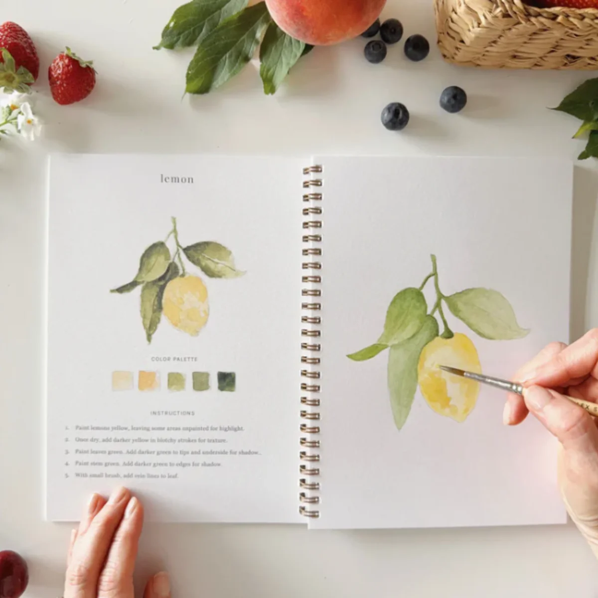 Carnet d'aquarelle - Fruit - Image 6