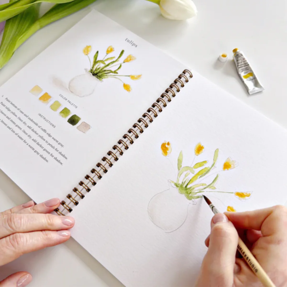 Carnet d'aquarelle - Spring - Image 2
