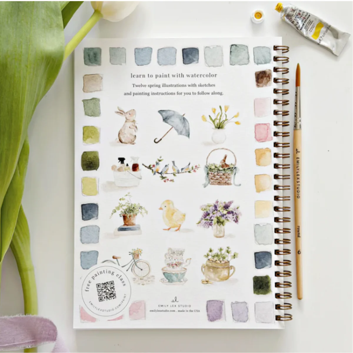 Carnet d'aquarelle - Spring - Image 3