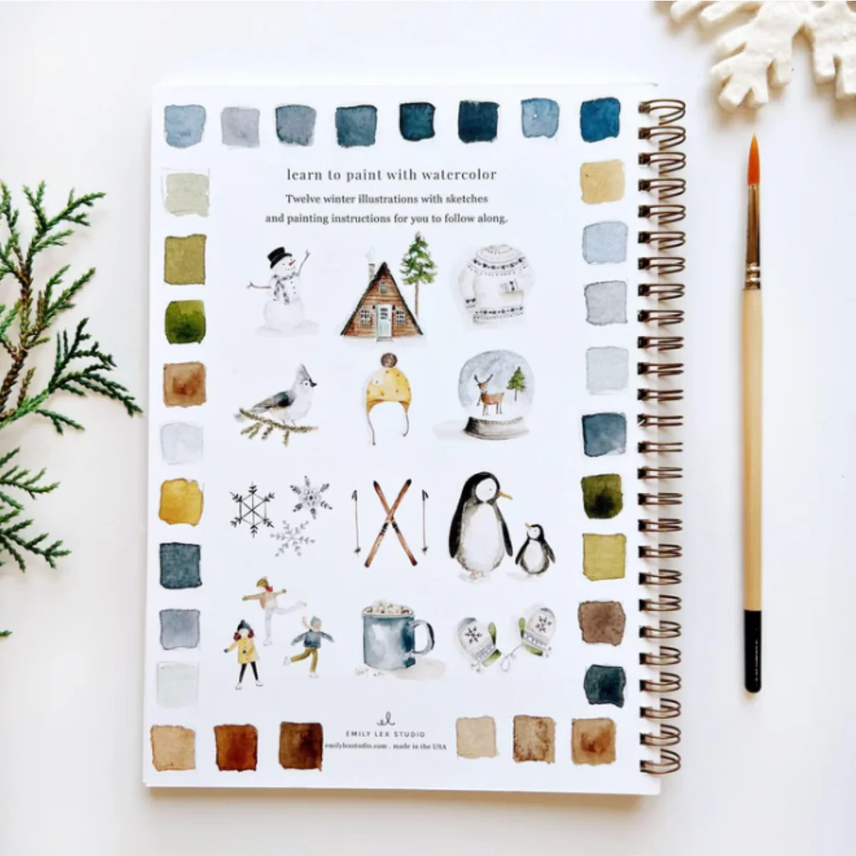 Carnet d'aquarelle - Winter - Image 2