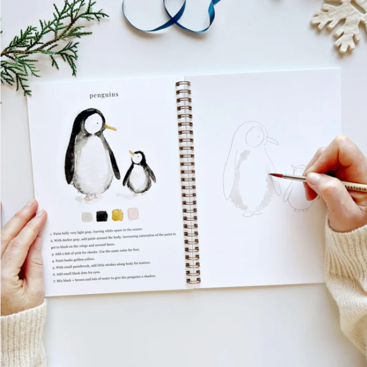 Carnet d'aquarelle - Winter - Image 4