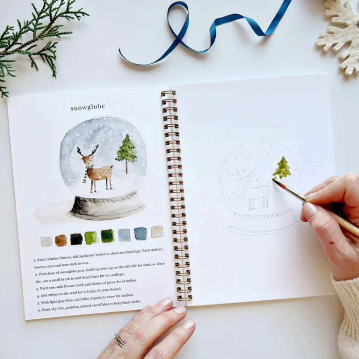 Carnet d'aquarelle - Winter - Image 6