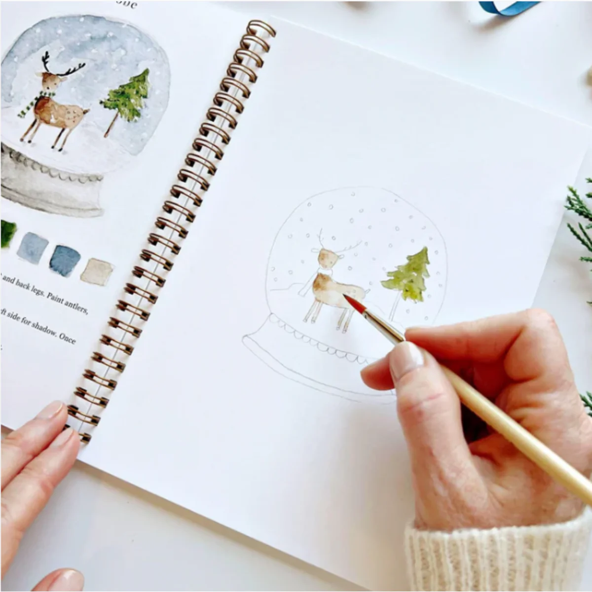 Carnet d'aquarelle - Winter - Image 7