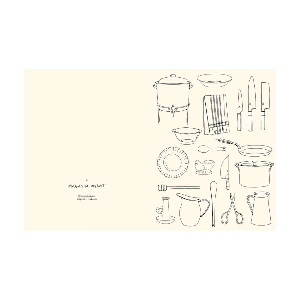 Carnet de coloriage Cuisines - Zoé de Las Cases - Image 2
