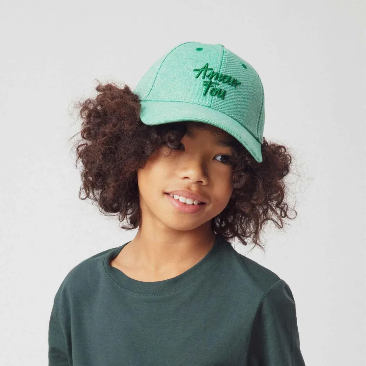 Casquette Amour Fou Denim - Green - Image 2