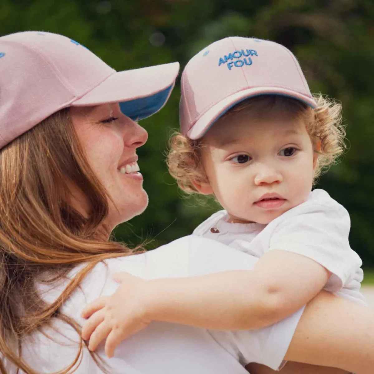 Casquette Amour Fou Denim - Rose - Image 2