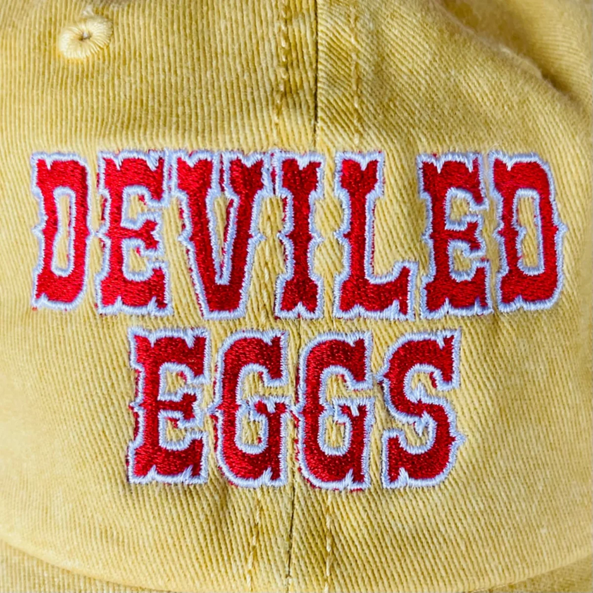 Casquette Baseball Deviled Eggs - Jaune - Image 2