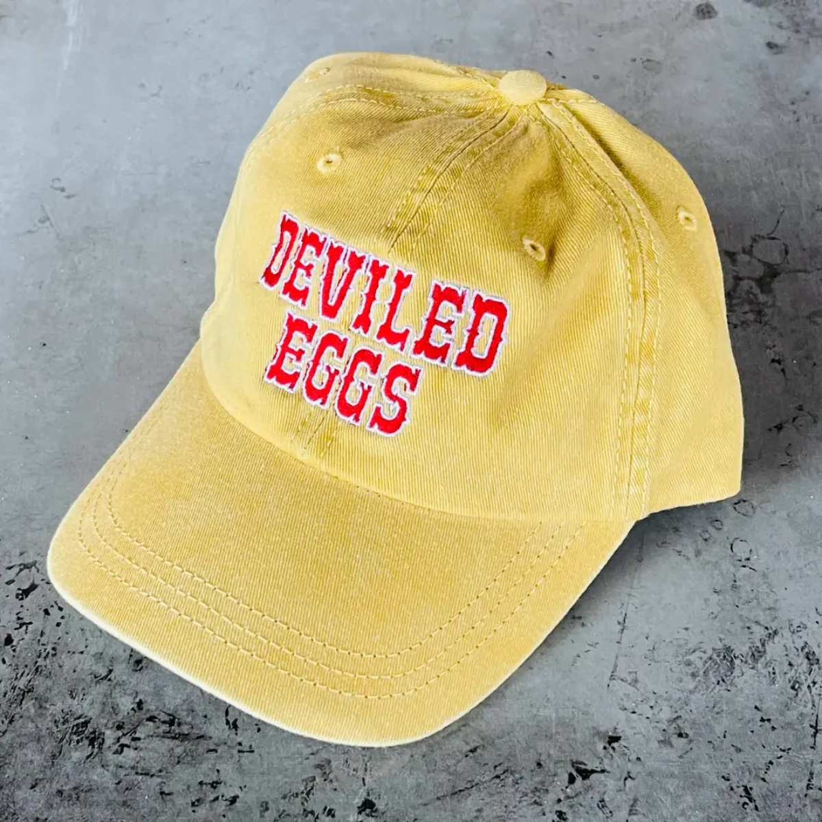 Casquette Baseball Deviled Eggs - Jaune - Image 3