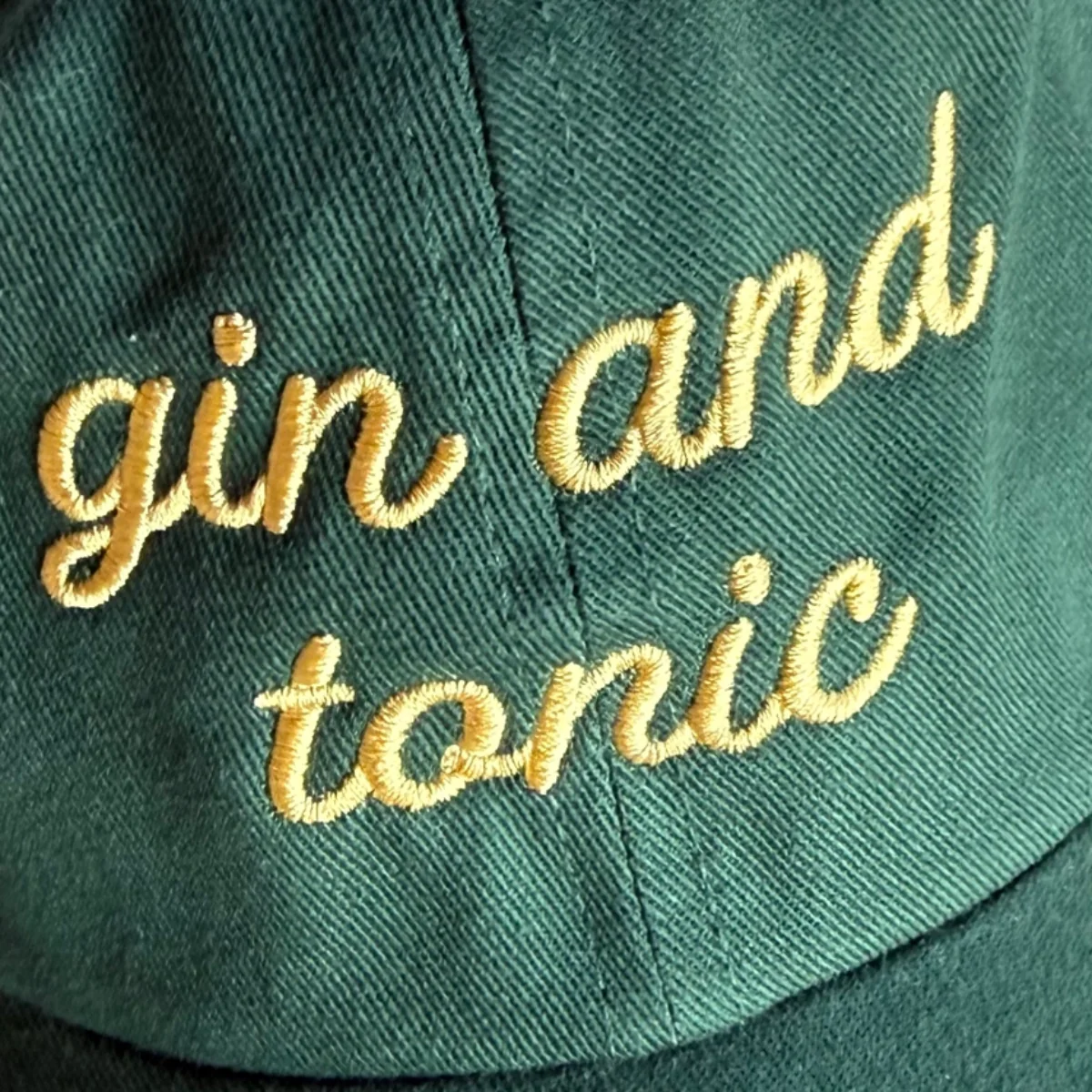 Casquette Baseball Gin and Tonic - Green - Image 2