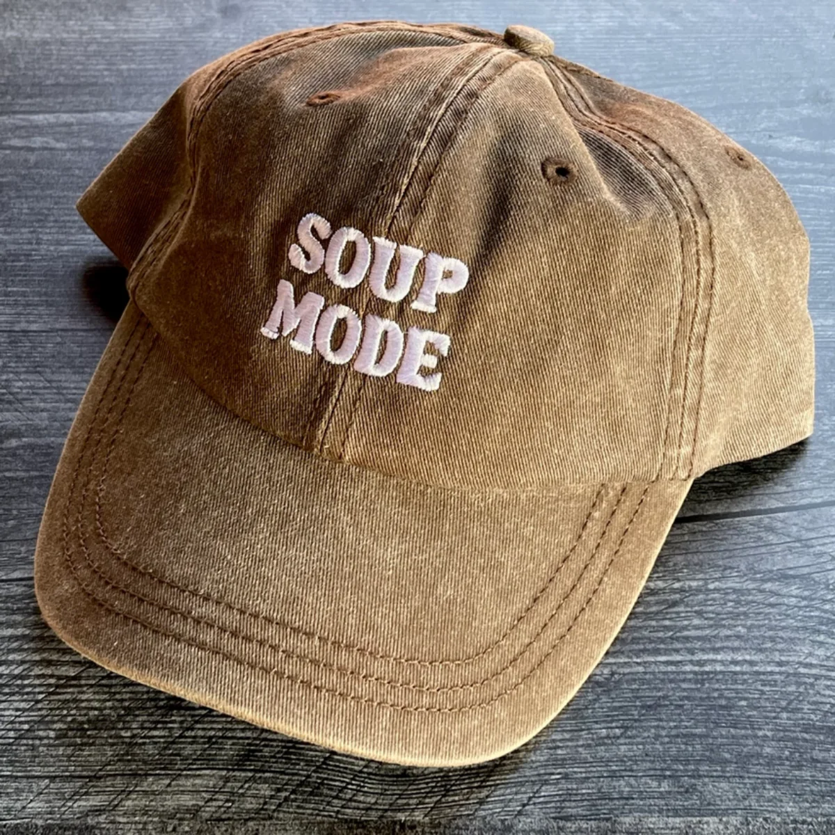 Casquette Baseball Soup Mode - Marron - Image 2